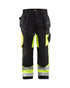 Hi-Vis X1600 Max Pants - Black / Hi-Vis Yellow