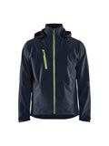 Stretch Softshell Jacket - Dark navy blue/Hi-vis yellow