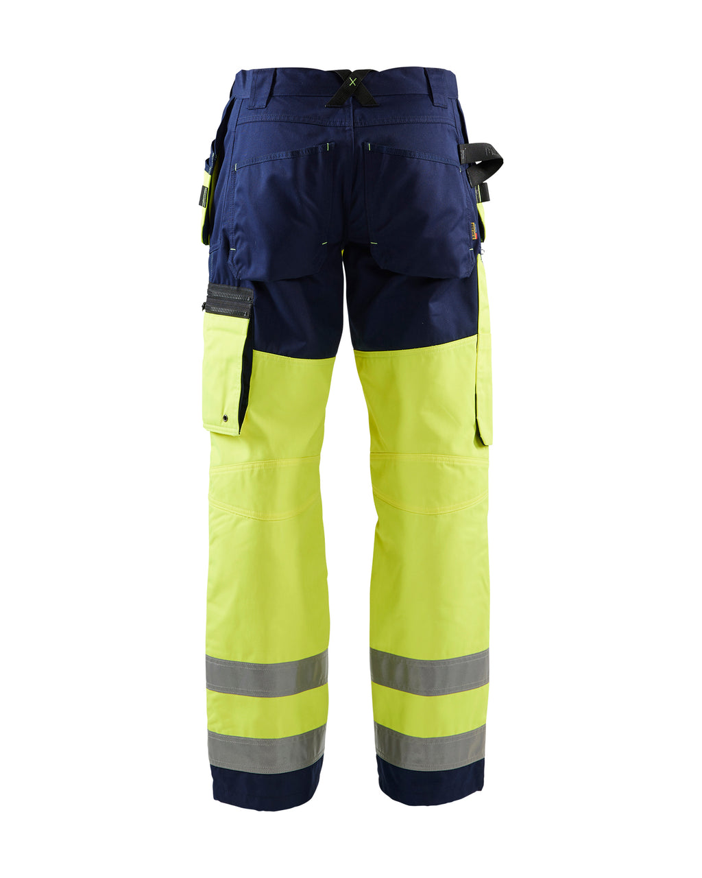 Hi-Vis X1600 Max Pants - Yellow Hi-viz/Navy blue