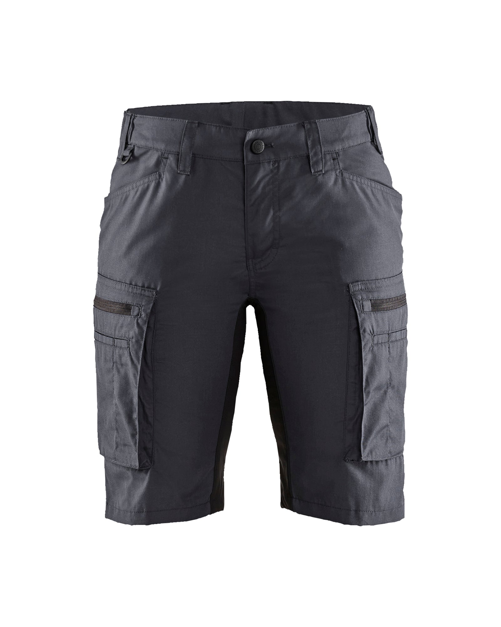 Women's Service Shorts With Stretch - Grey/Black