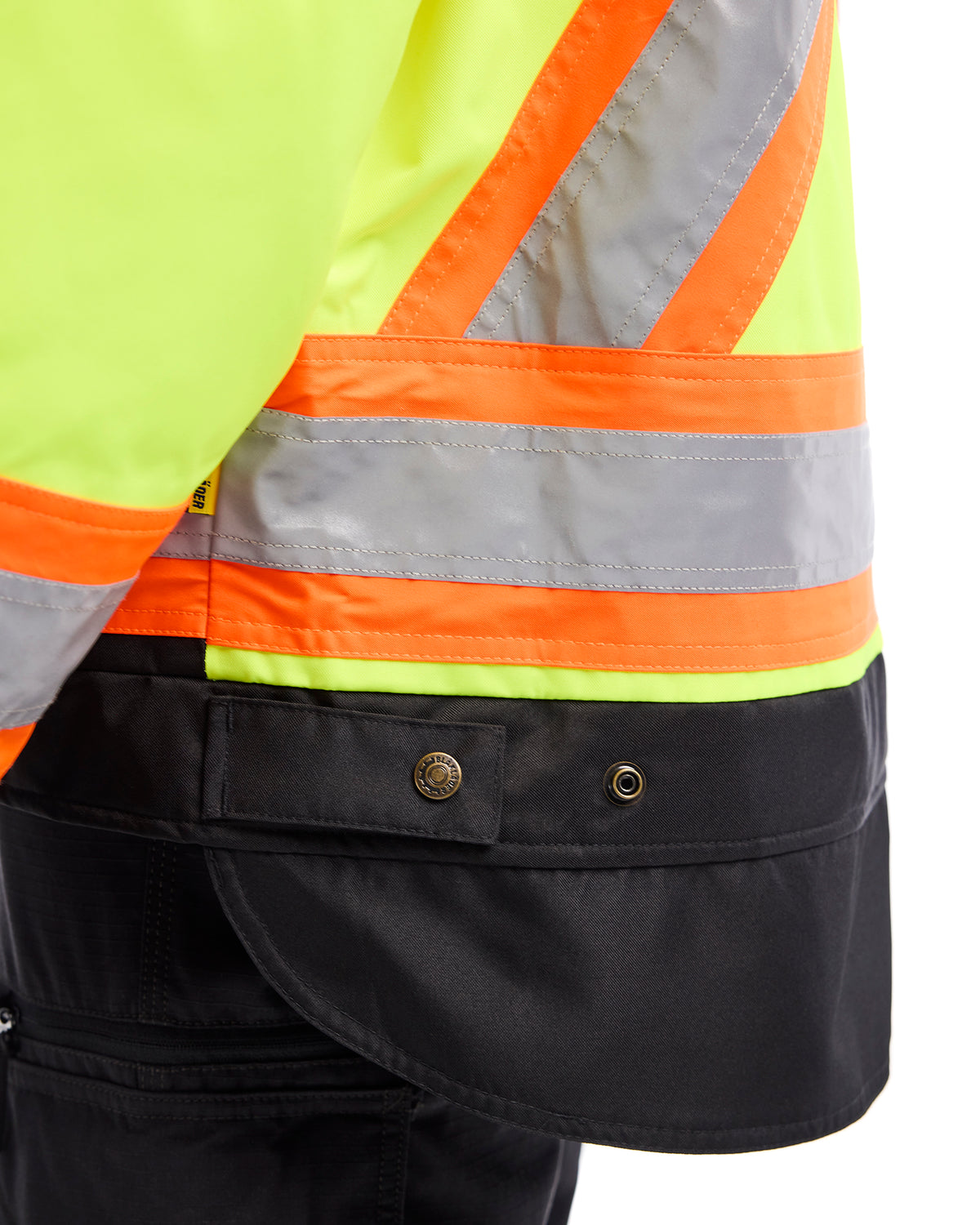 Hi-Vis Winter CSA Bomber Jacket - Yellow Hi-viz/Black