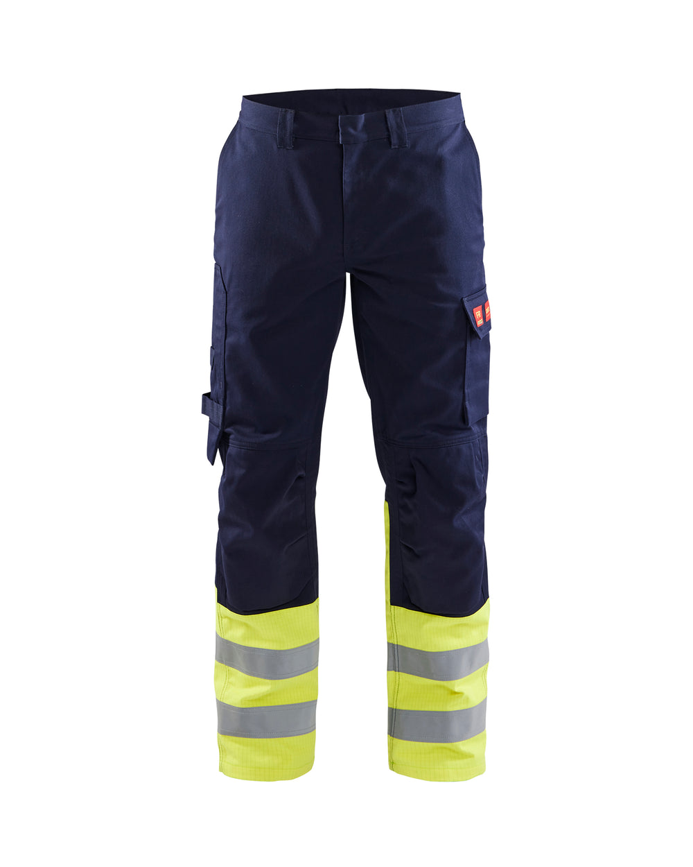 FR VISIBILITY PANT - Navy blue/Yellow Hi-viz