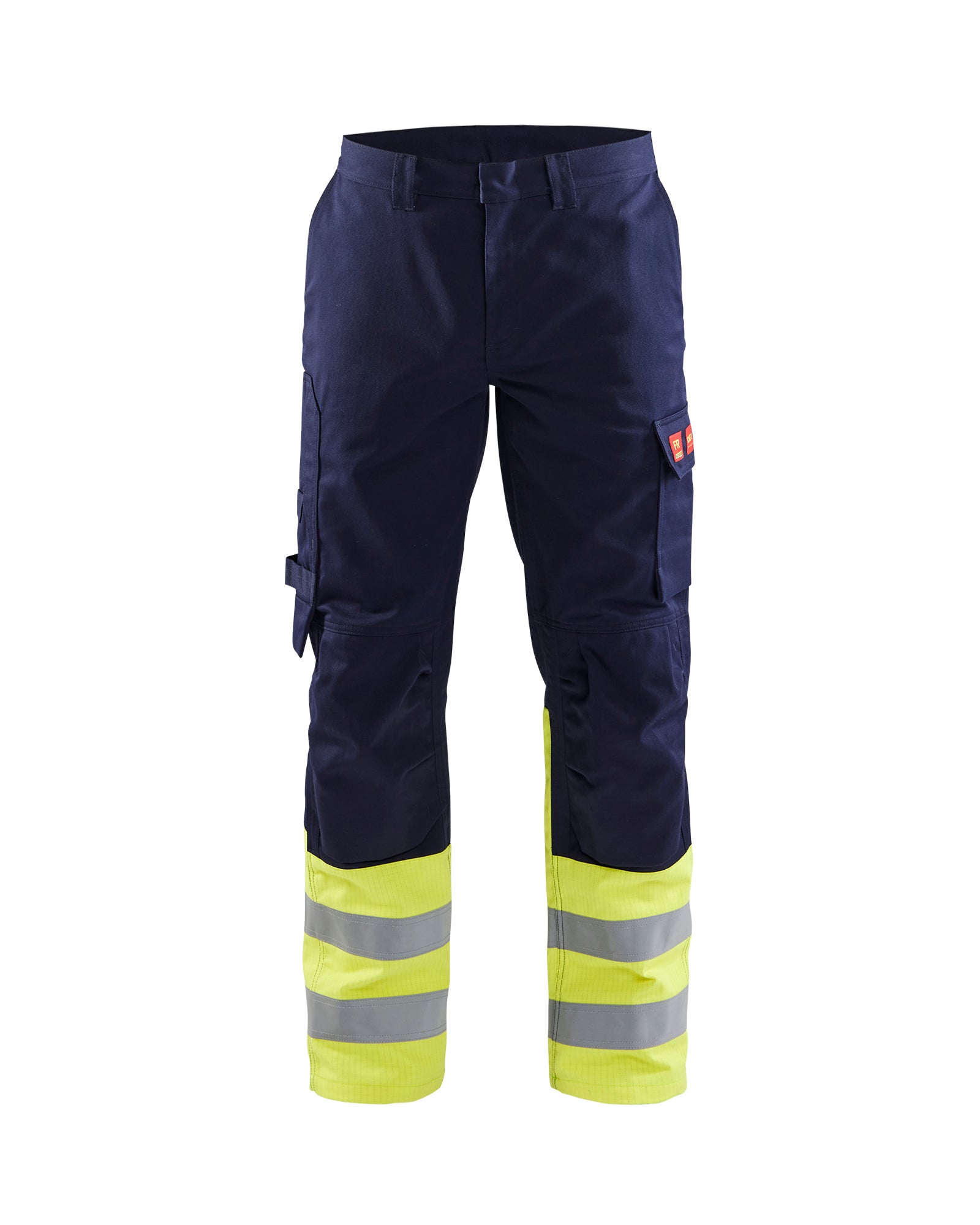FR VISIBILITY PANT - Navy blue/Yellow Hi-viz