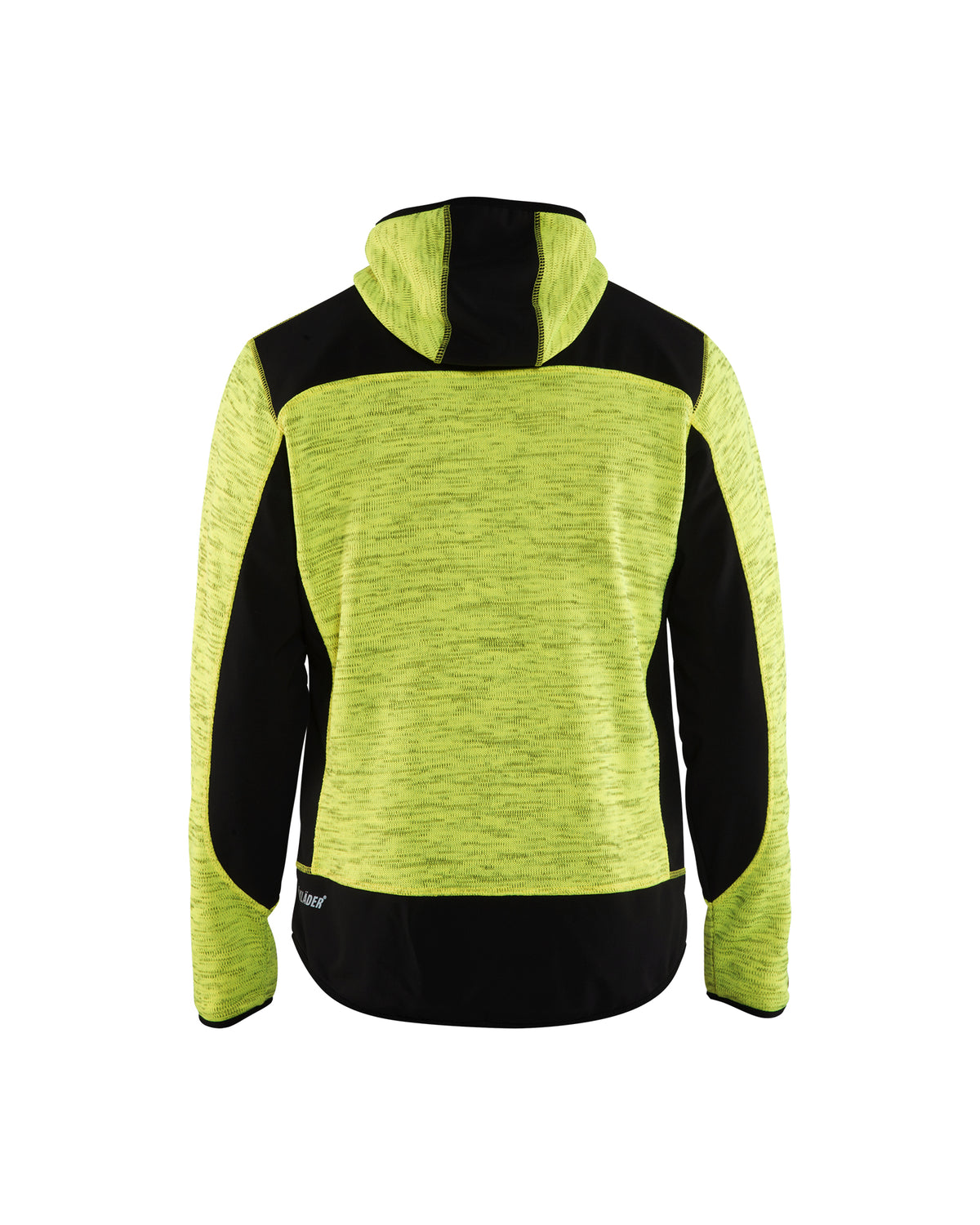 Knitted Jacket - Yellow Hi-viz/Black