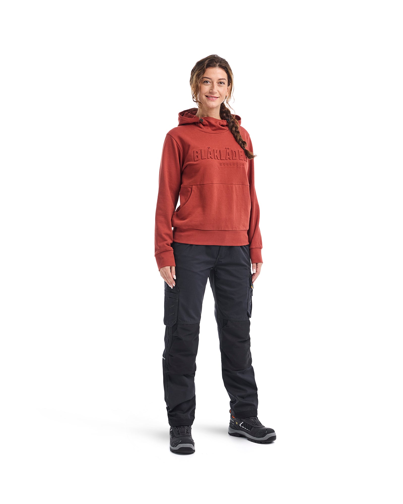Women's 3D Hoodie - Burned Red
