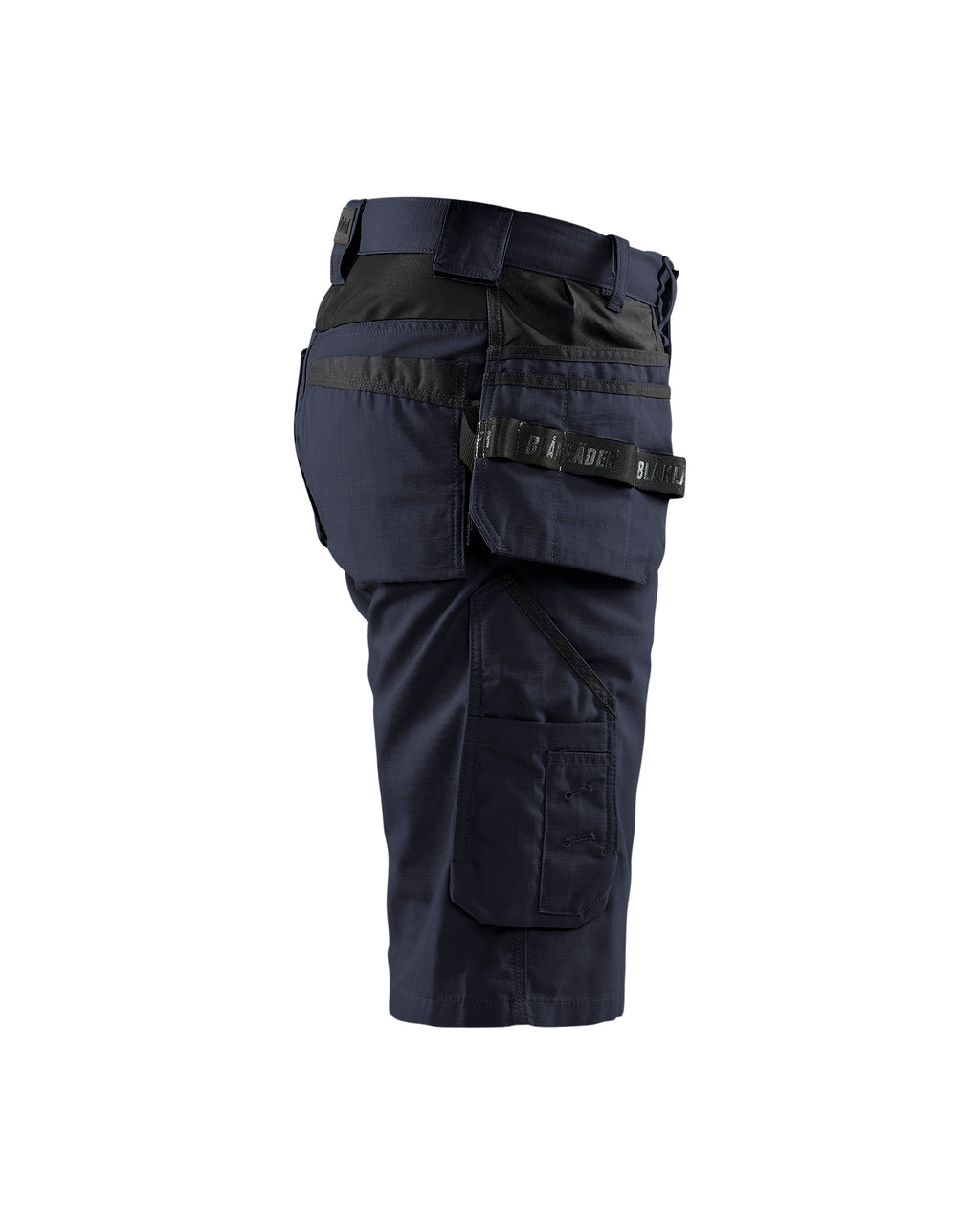 Ripstop Long Short With Utility Pockets - Dark navy blue