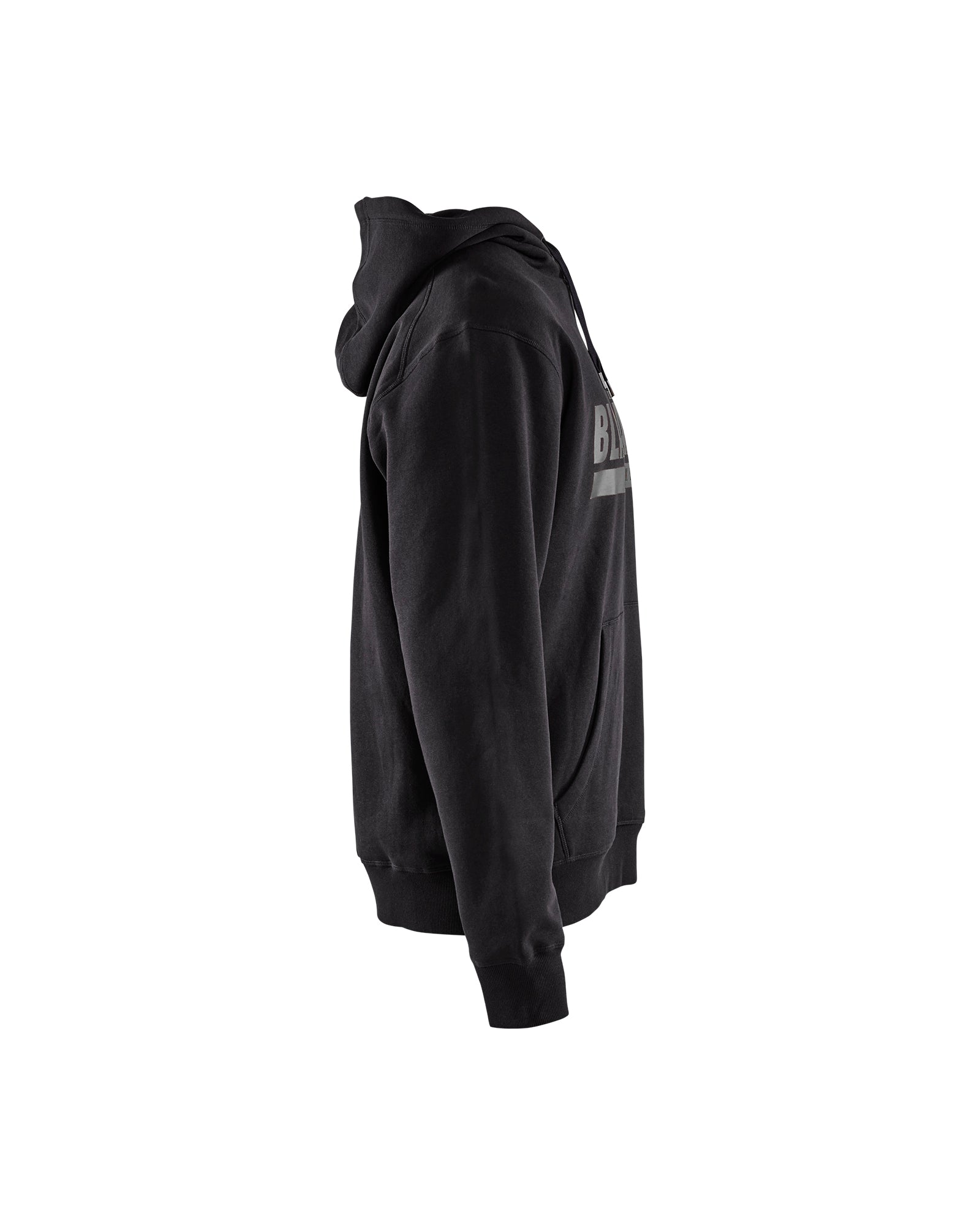 Hooded sweatshirt with print - Black
