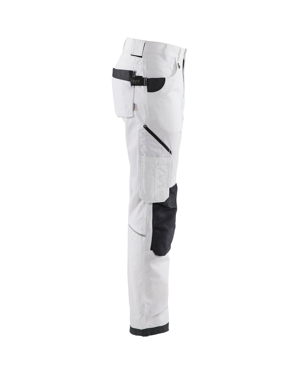Ripstop Pants - White/Dark grey