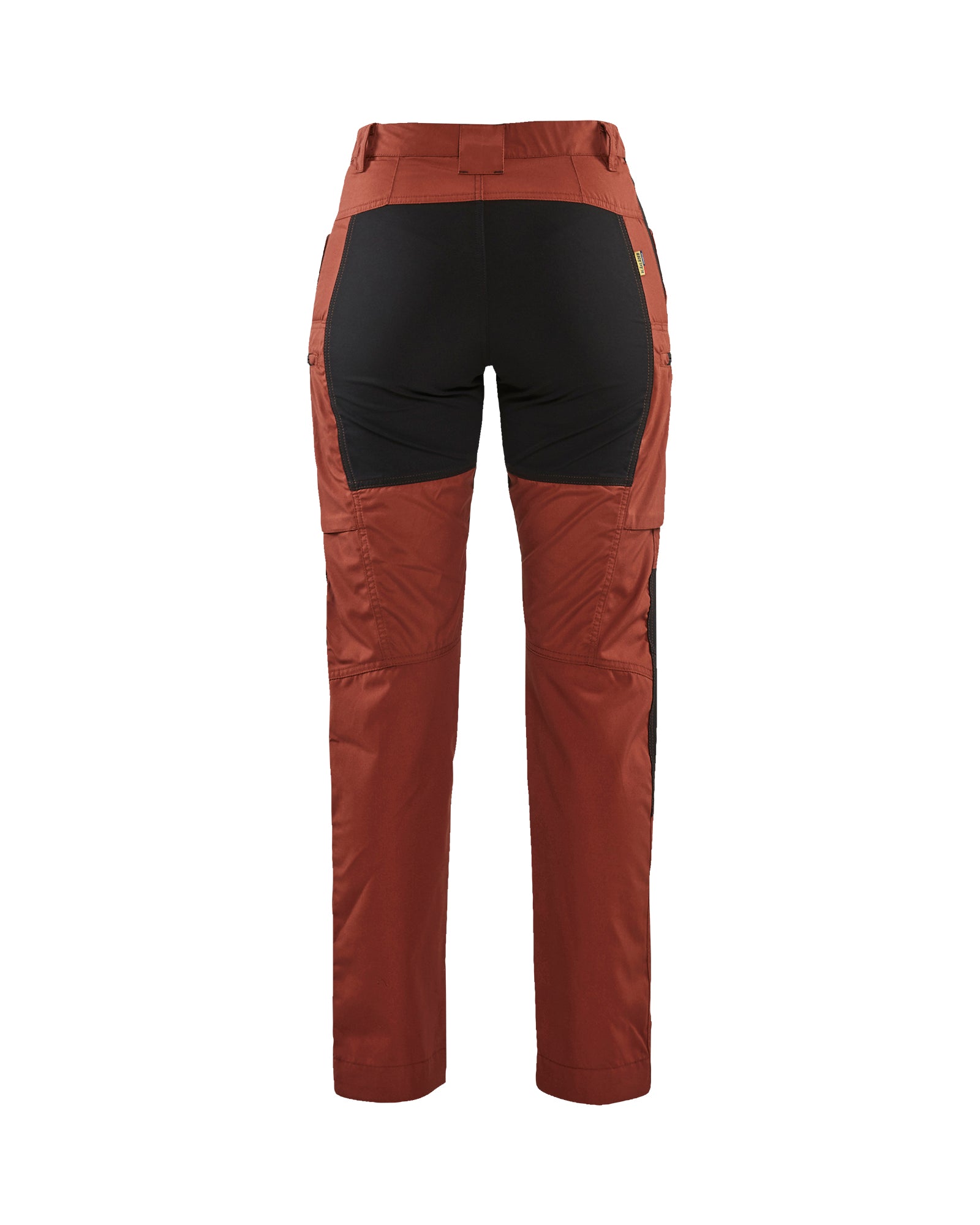 WOMEN'S SERVICE STRETCH PANTS - Burned Red/Black