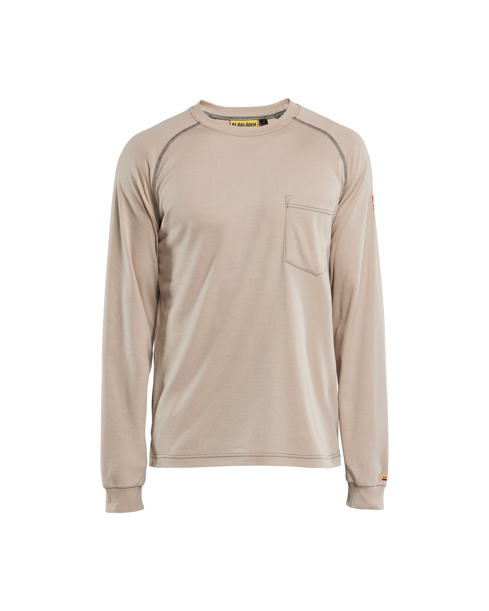 Flame Resistant Long Sleeve T-Shirt - Stone