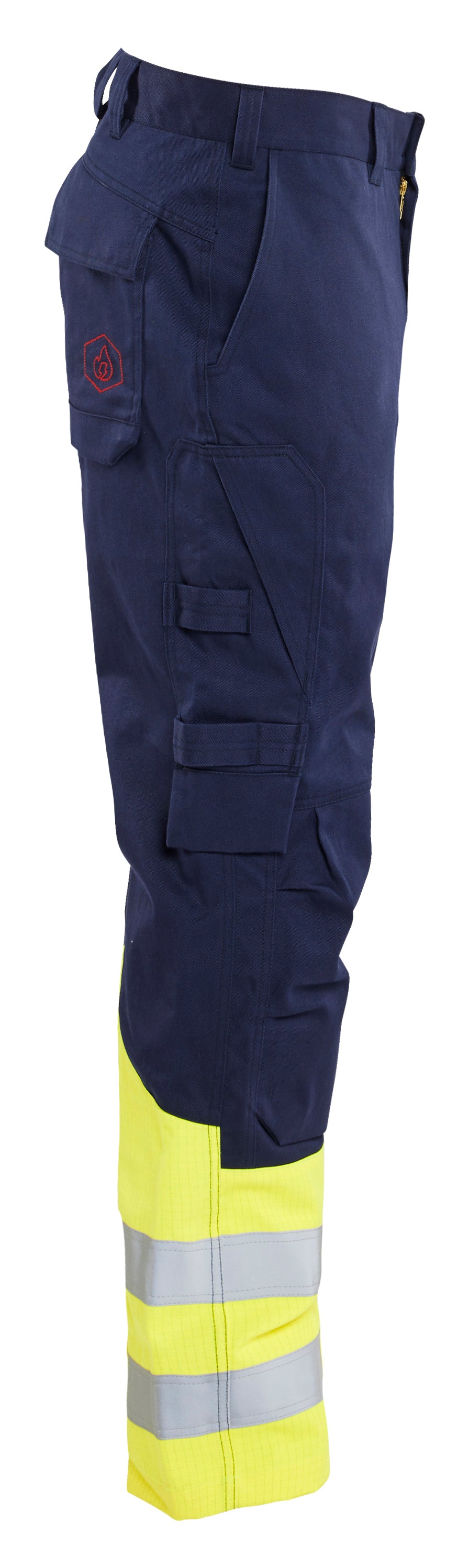 FR VISIBILITY PANT - Navy blue/Yellow Hi-viz