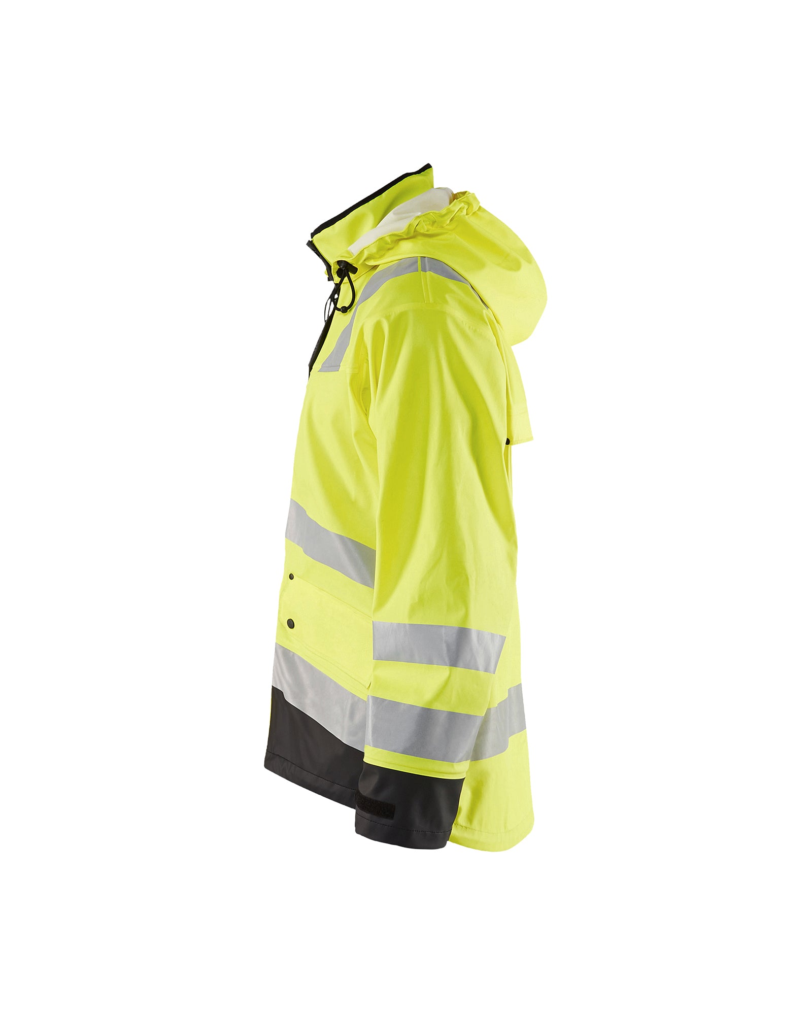 Hi-Vis rain jacket - Yellow Hi-viz/Black