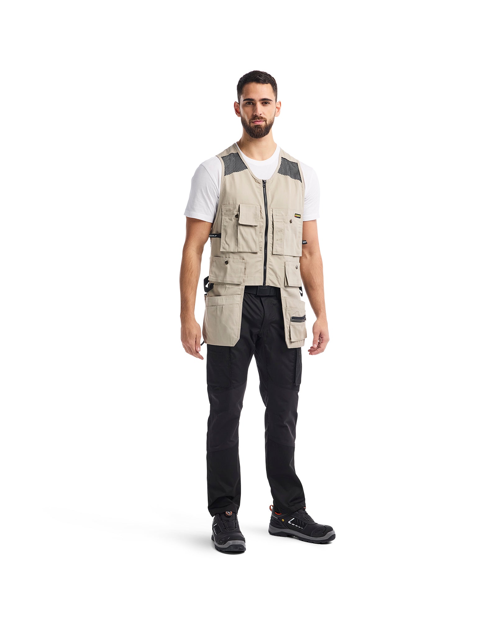 Ripstop Kangaroo Utility Vest - Stone – Blåkläder
