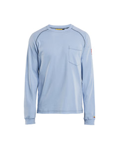 Flame Resistant Long Sleeve T-Shirt - Light blue