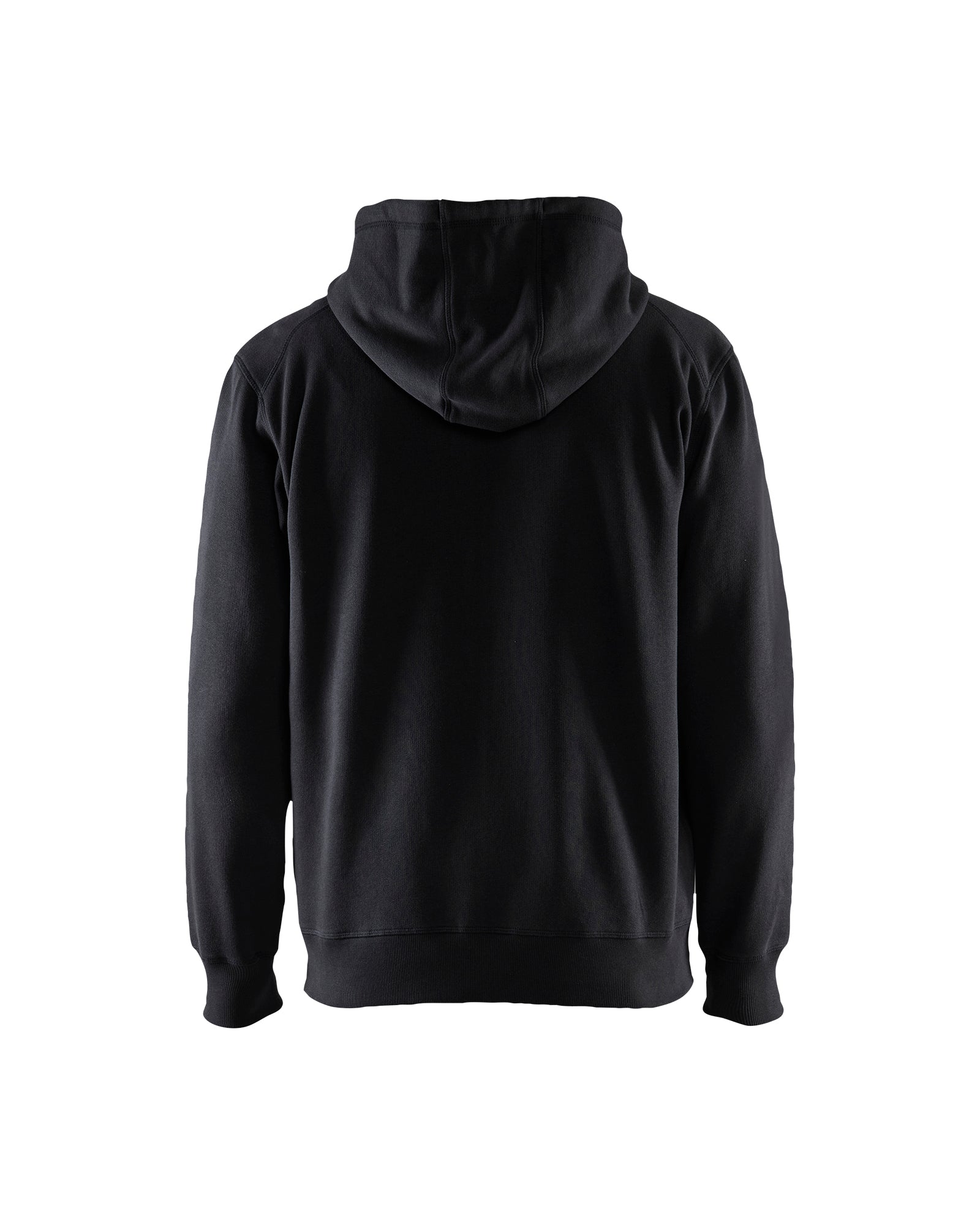 Hooded Zip-up Sweatshirt - Black