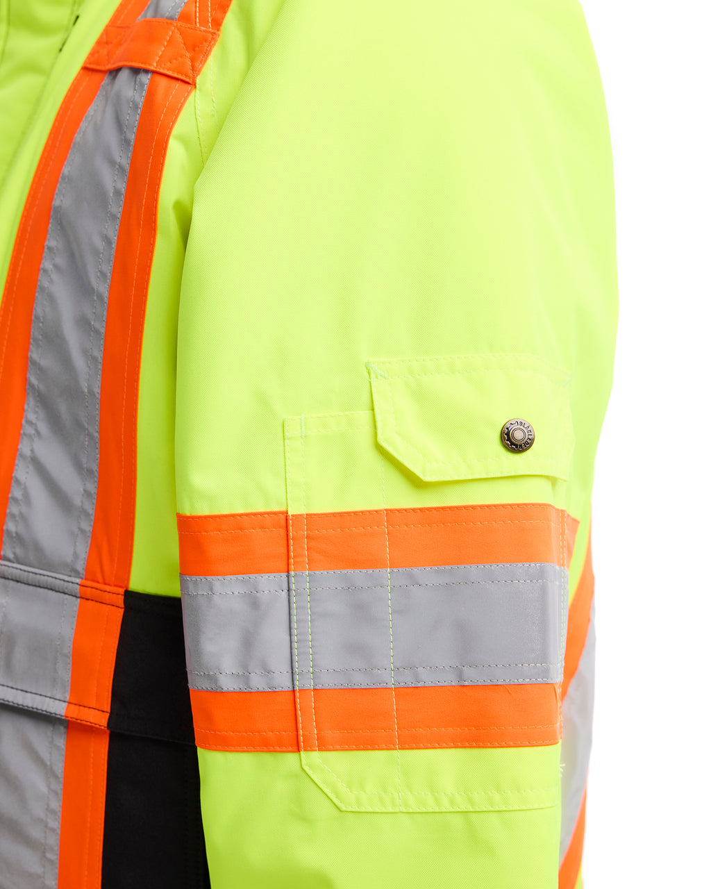HI-VIS WINTER JACKET - Yellow Hi-viz/Black