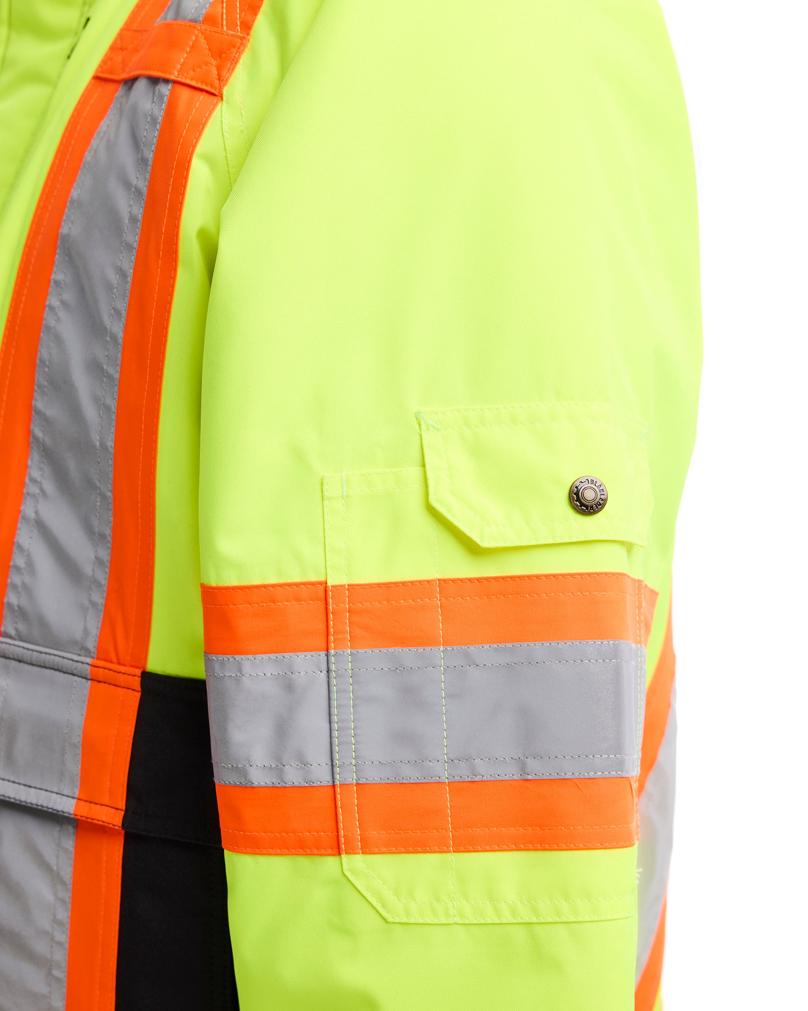 HI-VIS WINTER JACKET - Yellow Hi-viz/Black