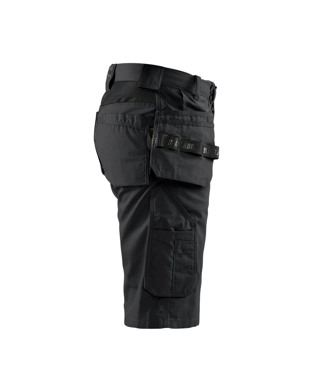 Ripstop Long Short With Utility Pockets - Black
