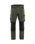 Craftsman pants with Stretch - Forest Night/Black