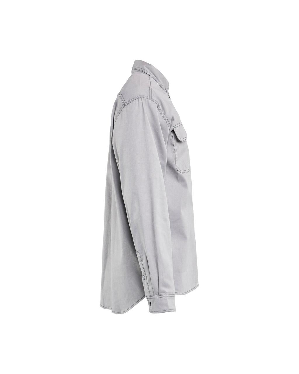 FR Button-Up Shirt - Light grey