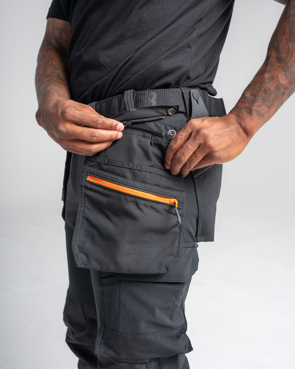 4-Way stretch Work Pants - Black