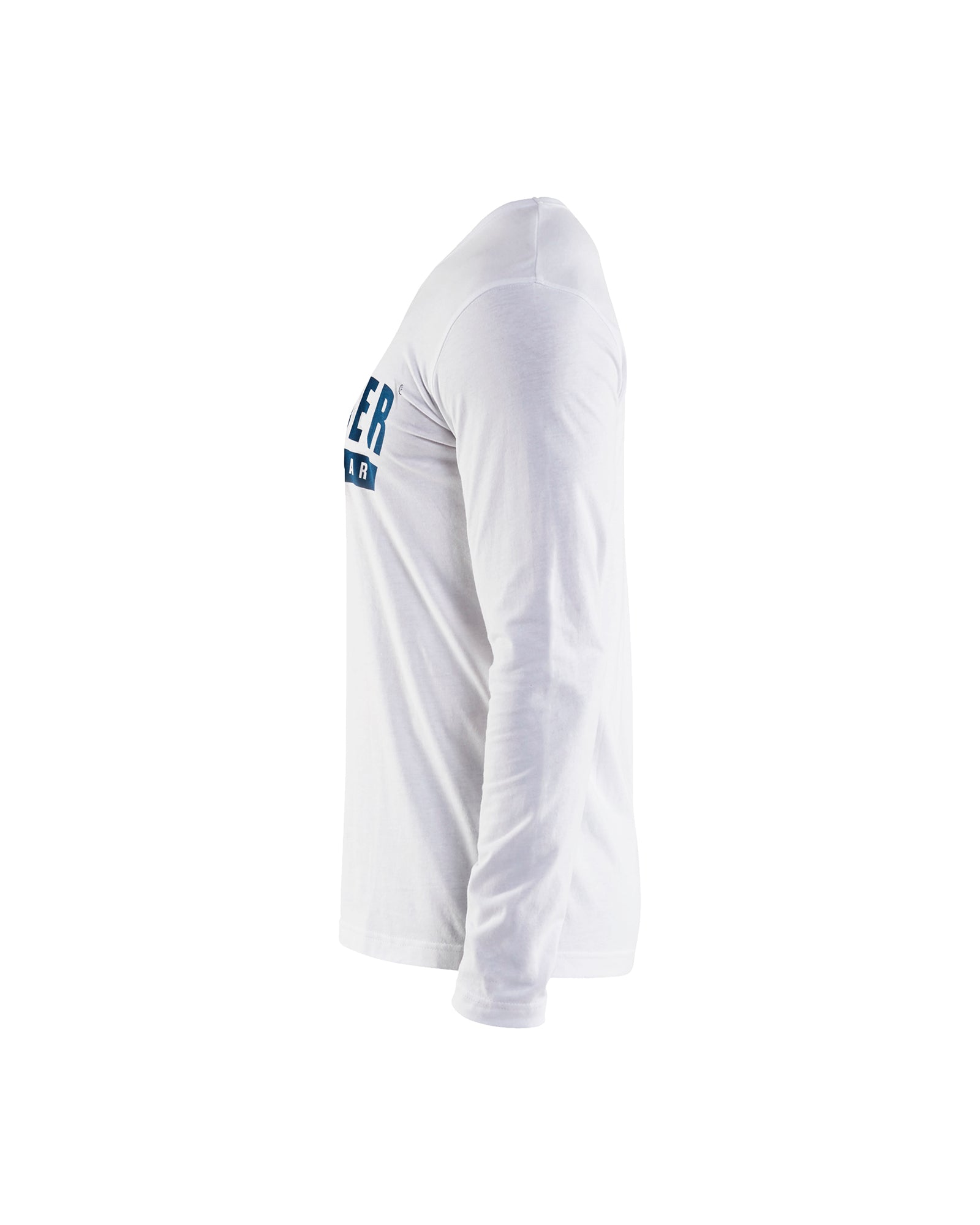 Long Sleeve Branded T-shirt - White