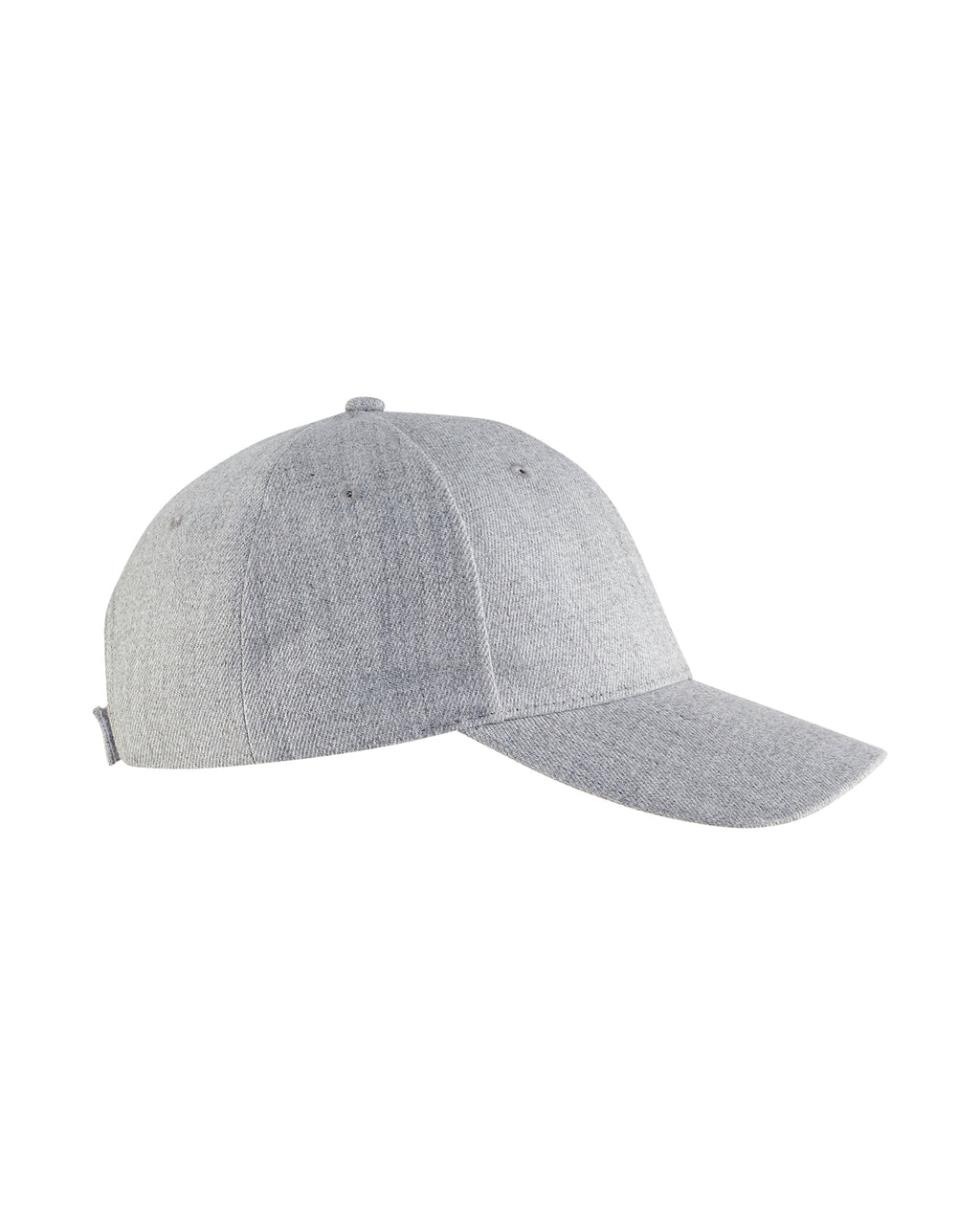 Wool Baseball Cap - Grey melange