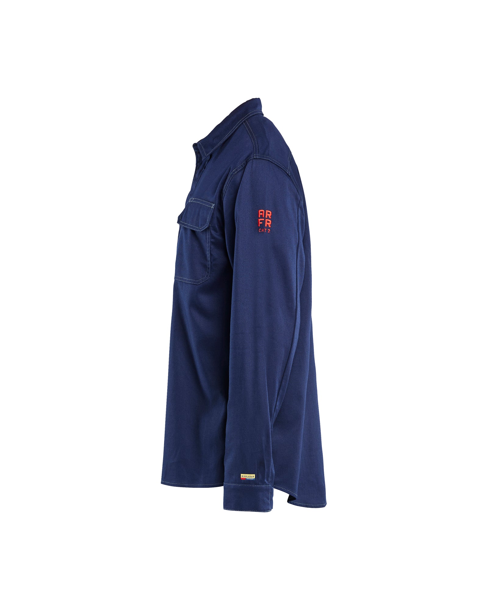 Flame Resistant Snap Button Shirt - Navy blue