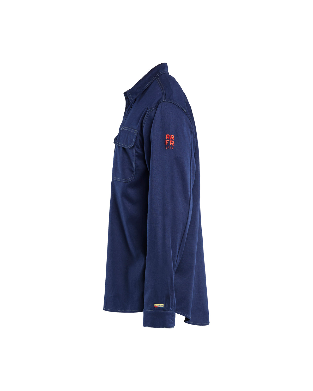 Flame Resistant Snap Button Shirt - Navy blue