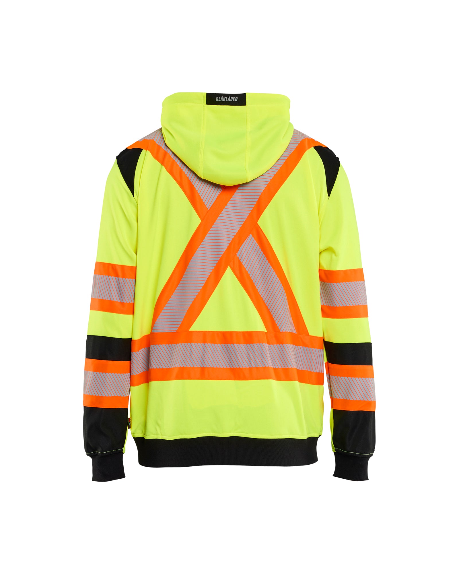 Hi-Vis CSA Full Zip Hoodie - Yellow Hi-viz/Black