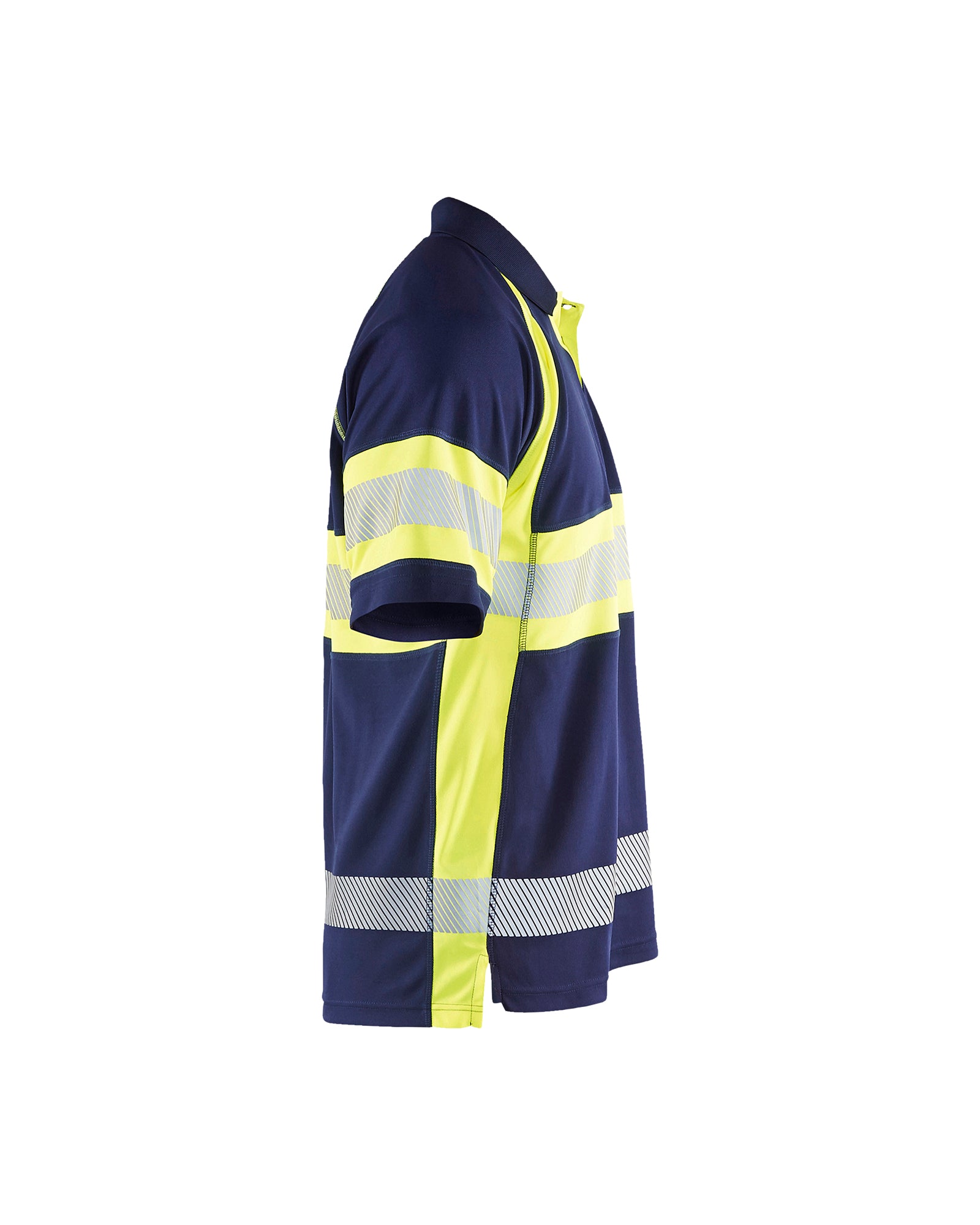 Visibility POLO - Navy blue/Yellow Hi-viz – Blåkläder