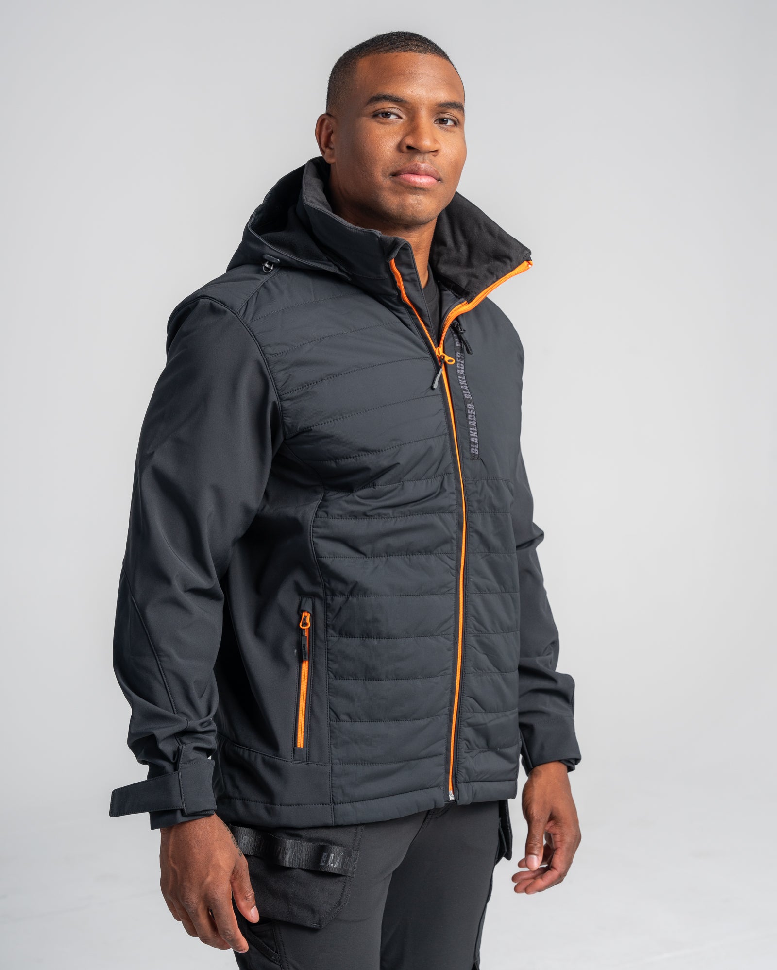 Hybrid Jacket - Black/Orange