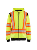 Hi-Vis CSA Full Zip Hoodie - Yellow Hi-viz/Black