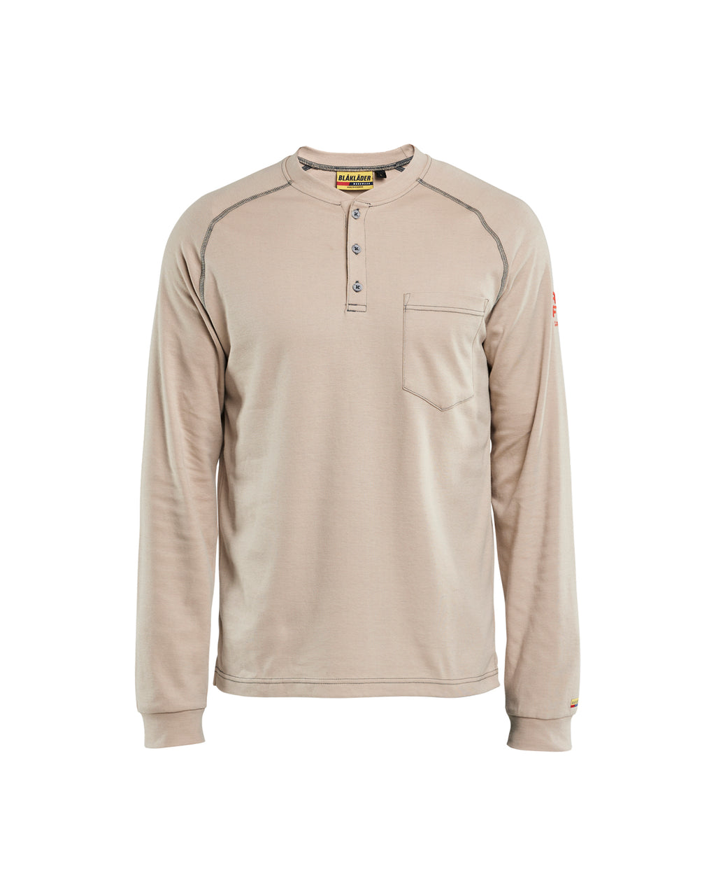 Flame Resistant Henley - Stone