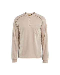 Flame Resistant Henley - Stone