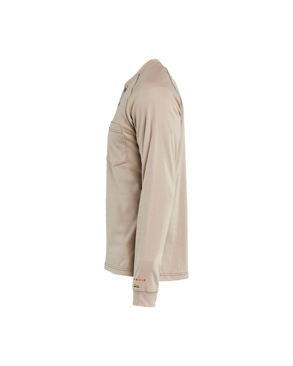 Flame Resistant Henley - Stone