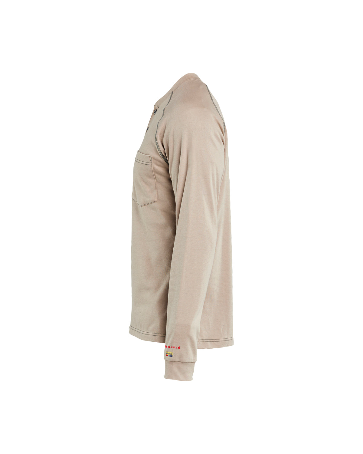 Flame Resistant Henley - Stone