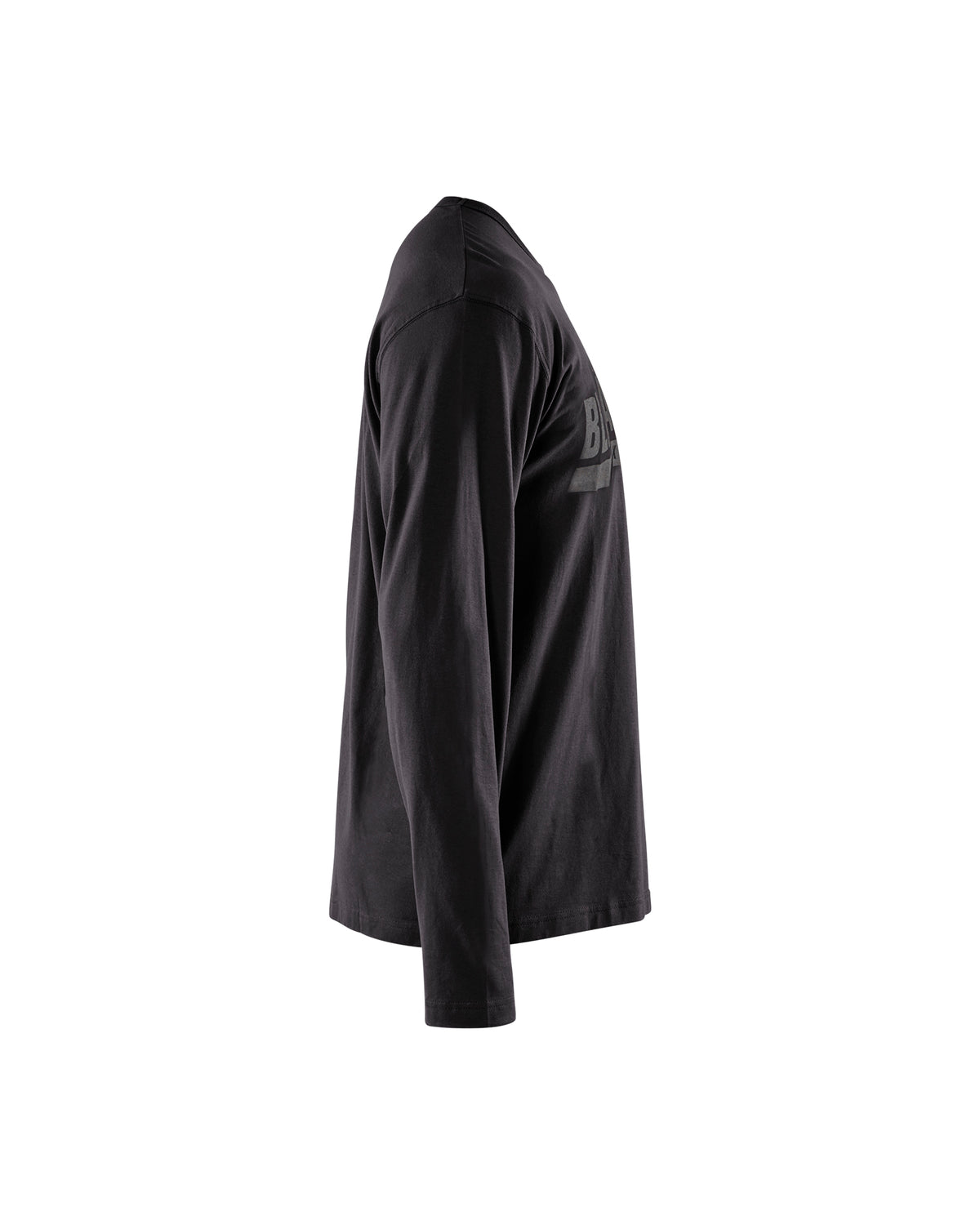 Long Sleeve Branded T-shirt - Black