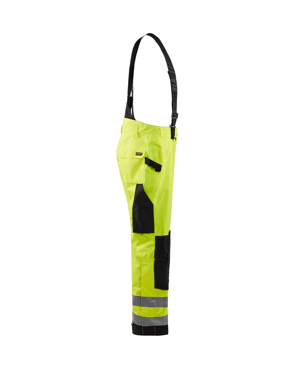 HI-VIS SHELL PANTS - Yellow Hi-viz/Black