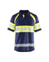 Visibility Polo - Navy Blue / Hi-Vis Yellow