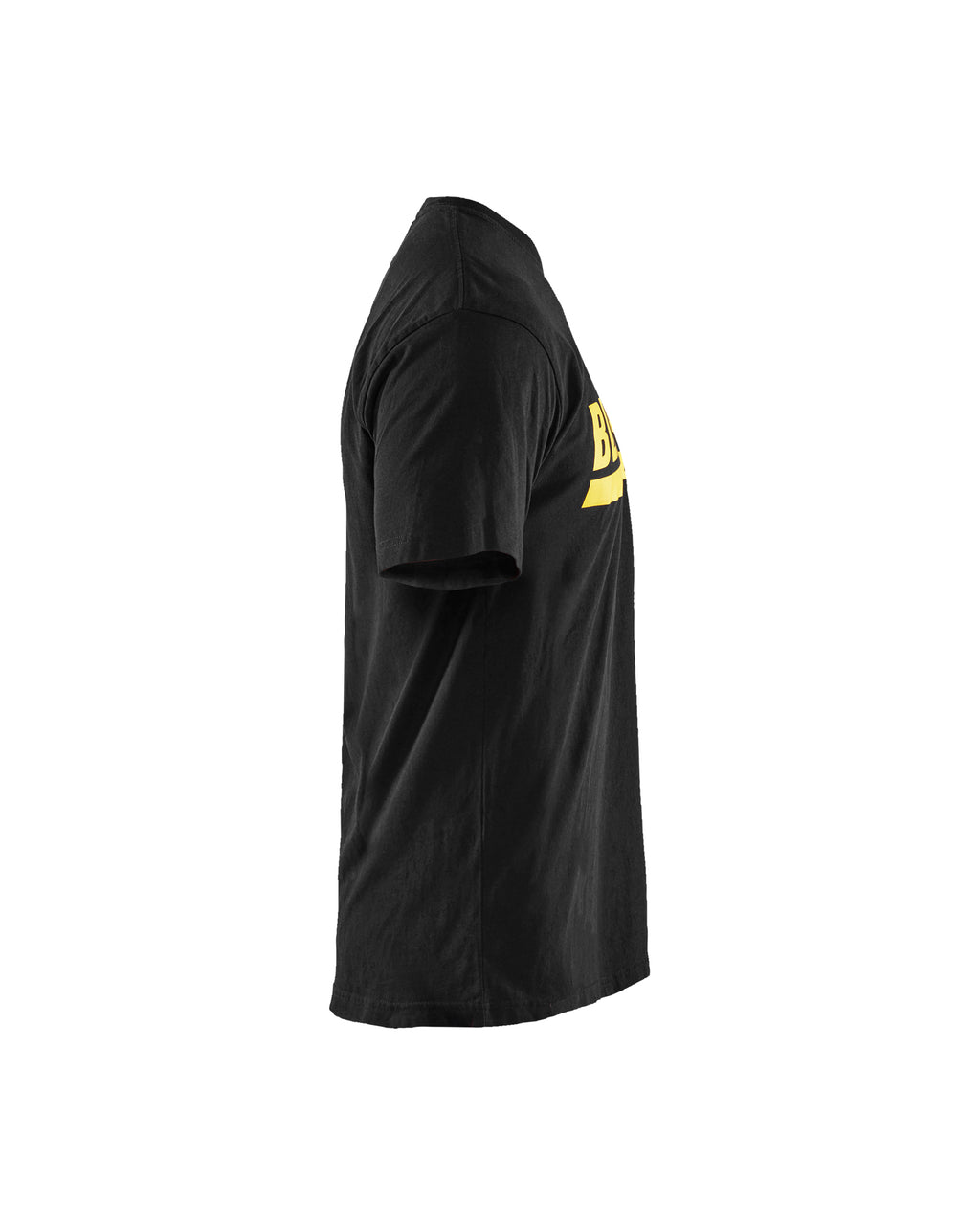 Short Sleeve Branded T-Shirt - Black/Yellow