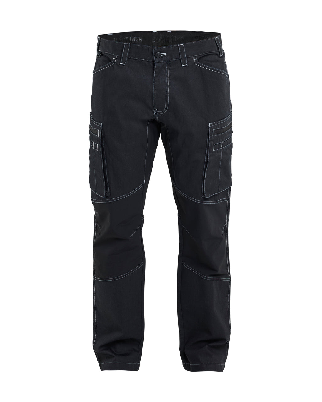 Service Pants with Stretch Cordura Denim - Navy blue/Black