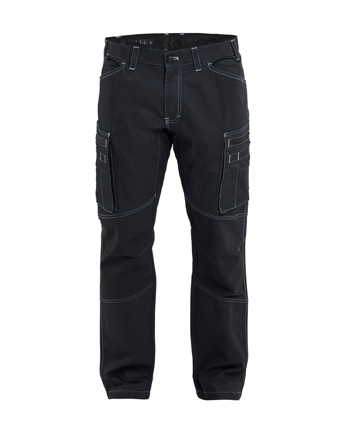 Service Pants with Stretch Cordura Denim - Navy blue/Black