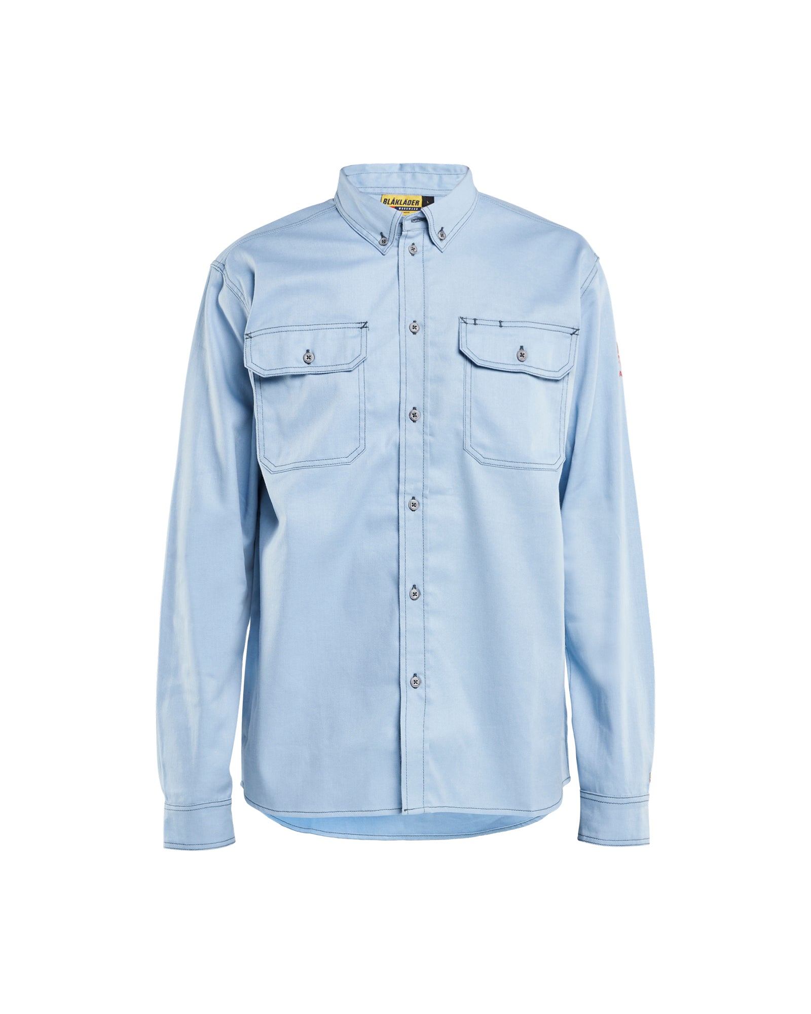 Flame Resistant Button-Up Shirt - Light blue