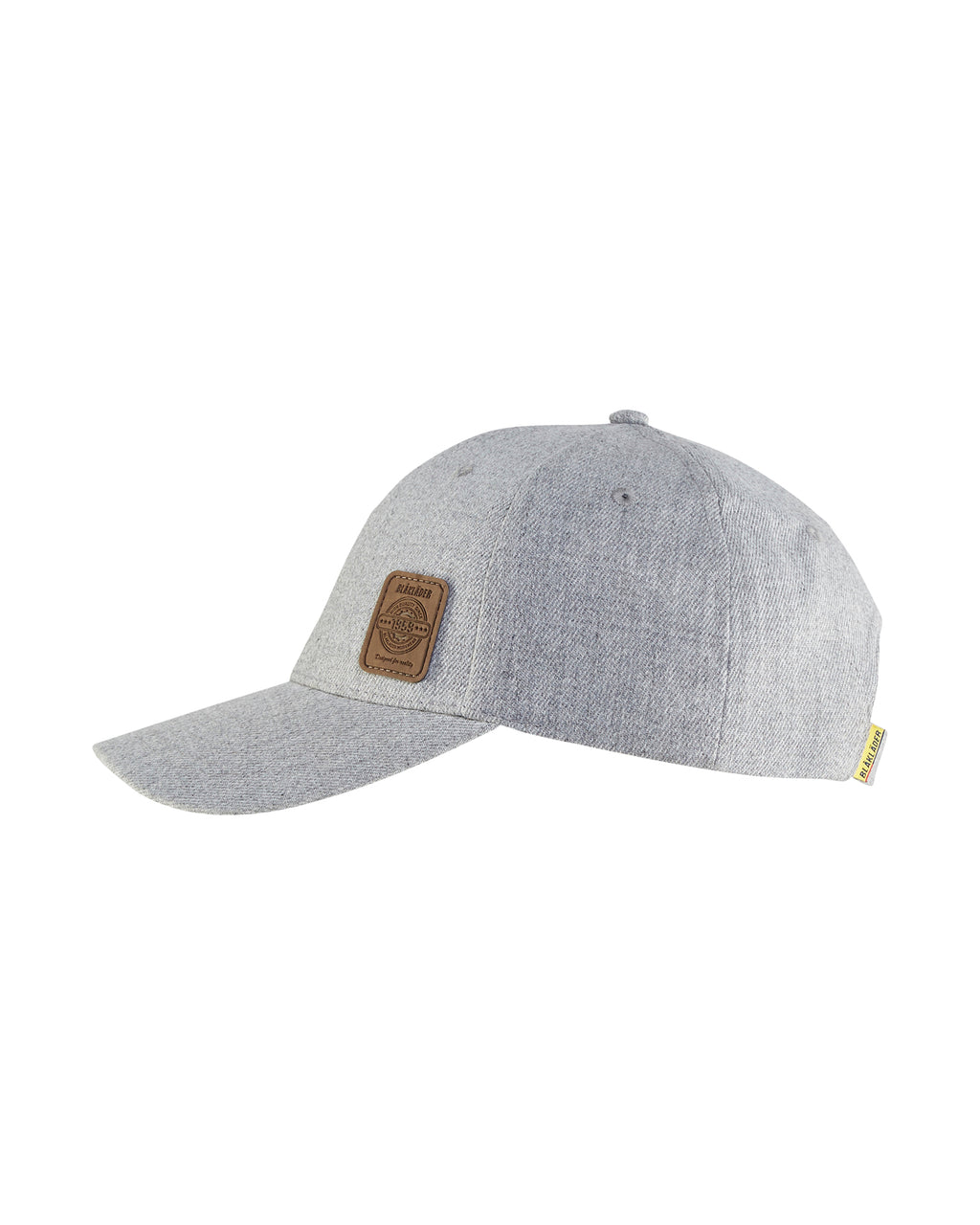 Wool Baseball Cap - Grey melange