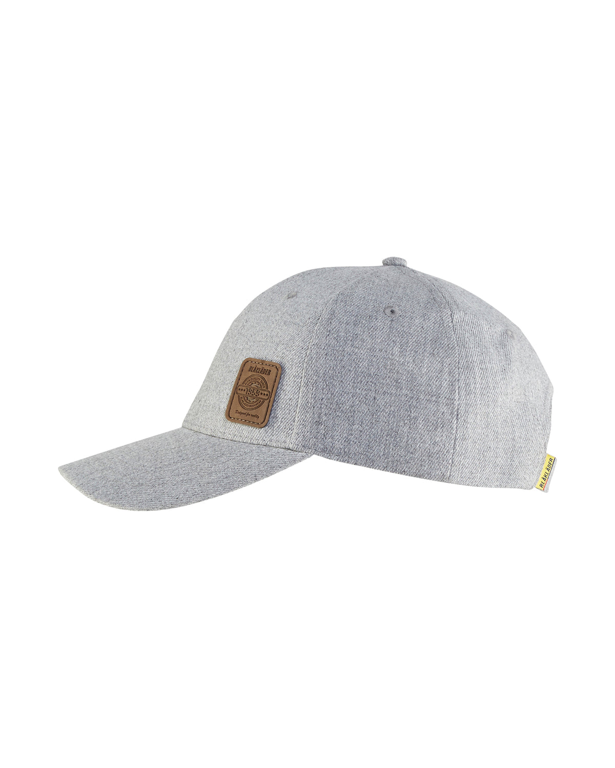 Wool Baseball Cap - Grey melange