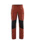 Women's Stratus Lite Stretch Pants - Burned Red / Black