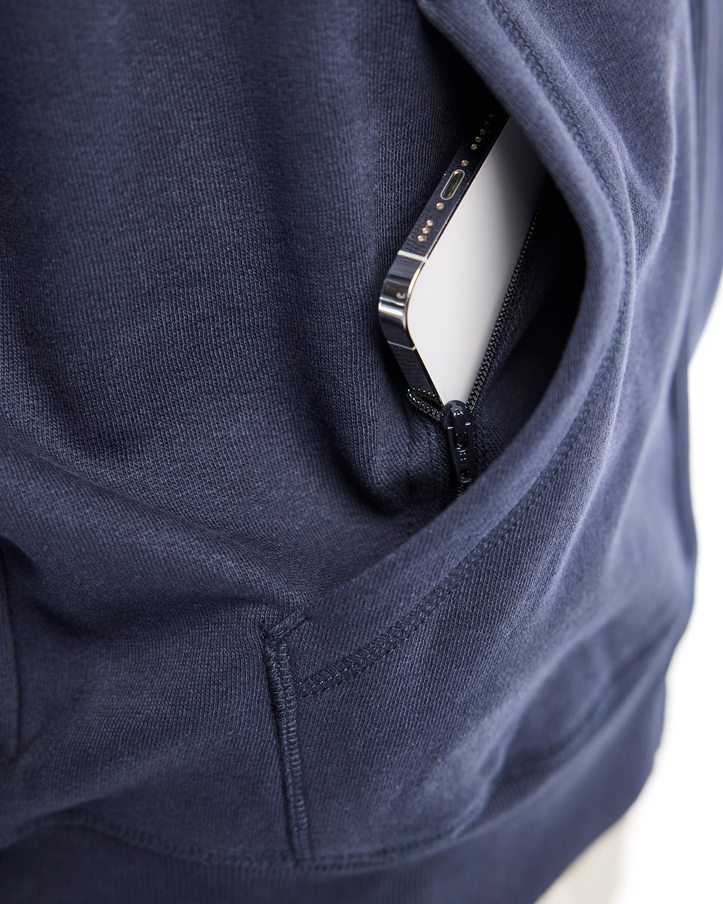 Full Zip Hoodie - Dark navy blue
