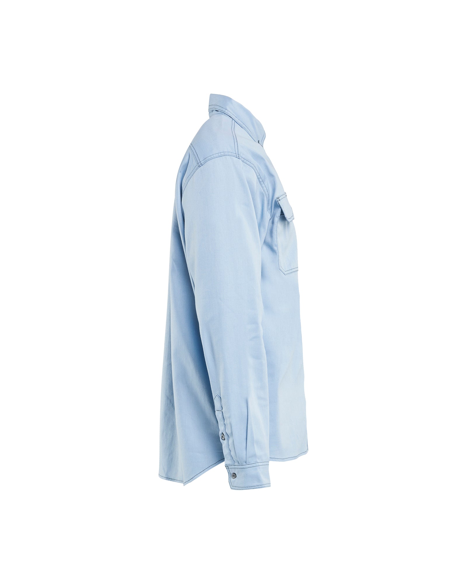 Flame Resistant Button-Up Shirt - Light blue