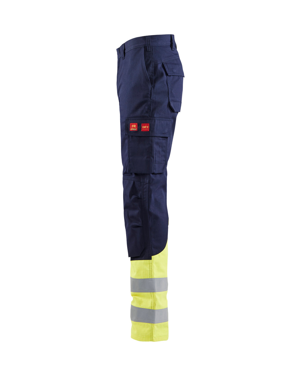 FR VISIBILITY PANT - Navy blue/Yellow Hi-viz